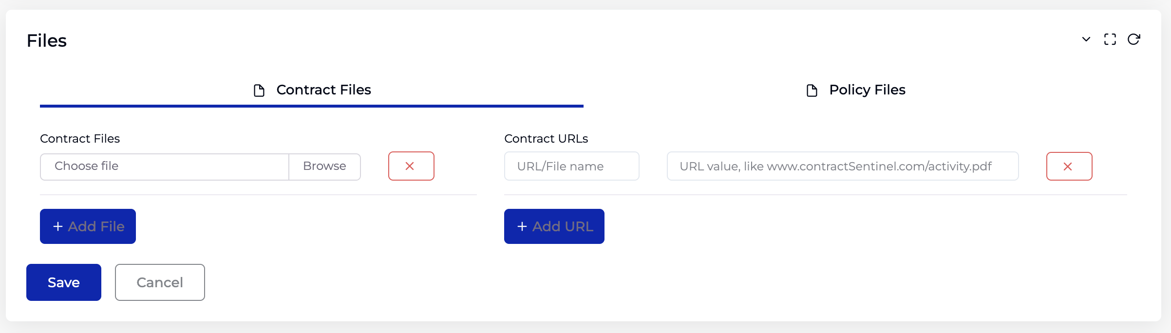 Add Contract Files
