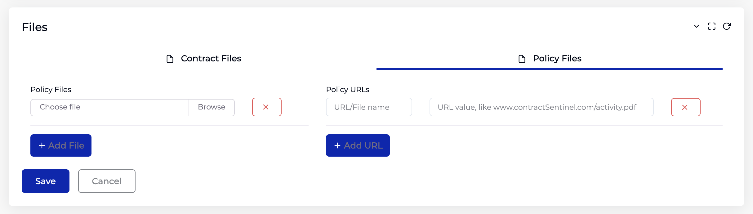Add Policy Files